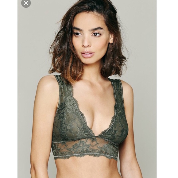 Free People Other - free people galloon deep v bra bralette
